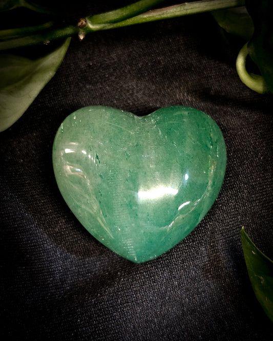 Green Aventurine Heart