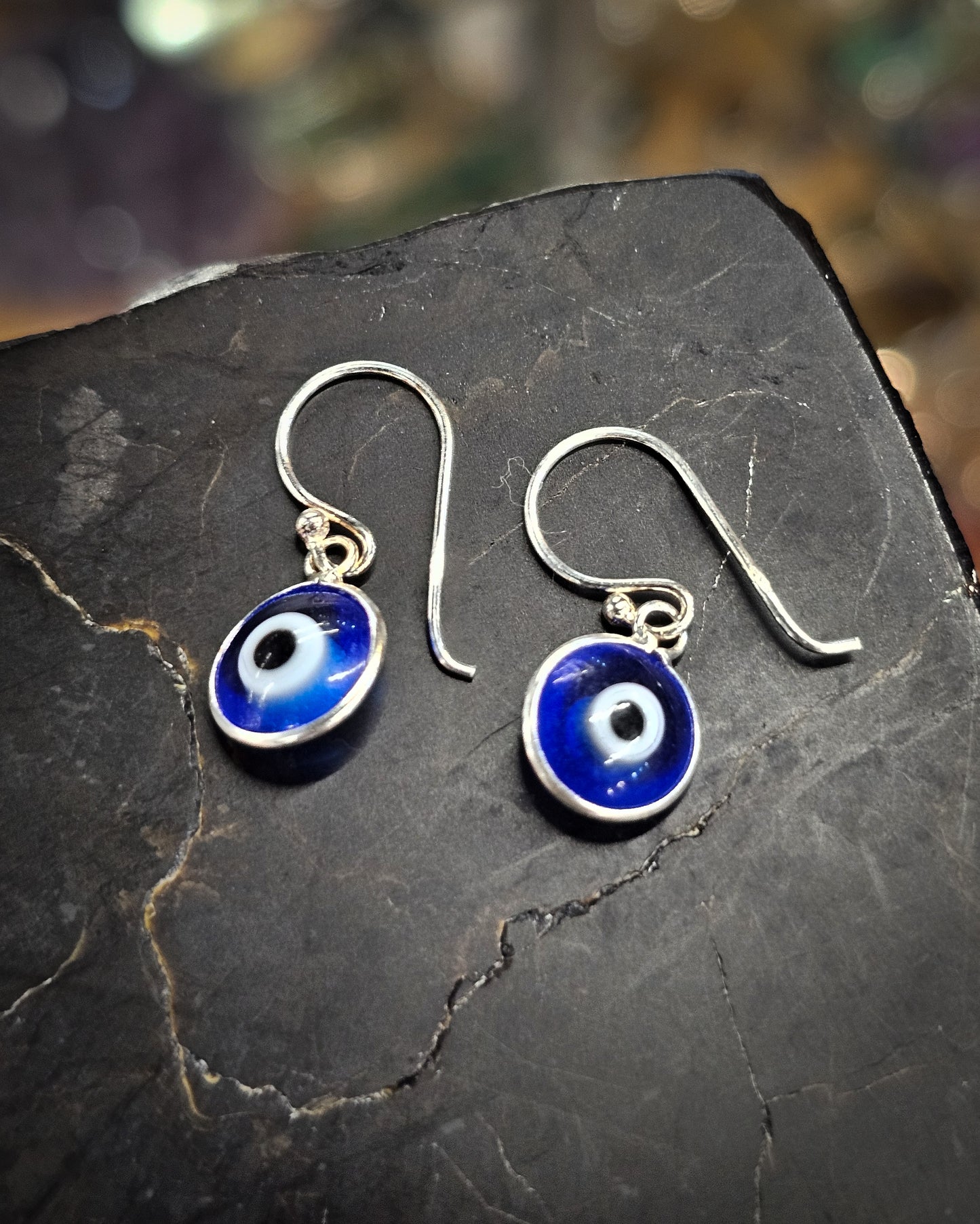 Small Evil Eye Earrings