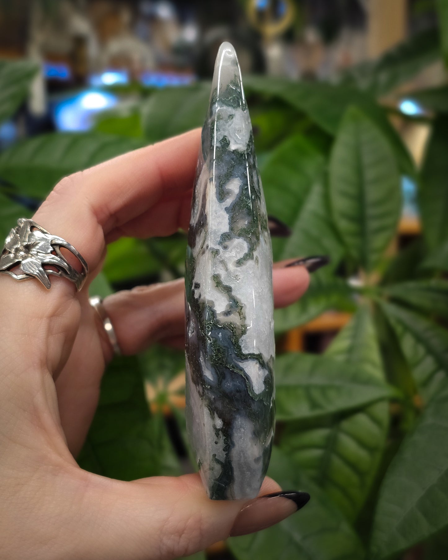 Moss Agate Flame