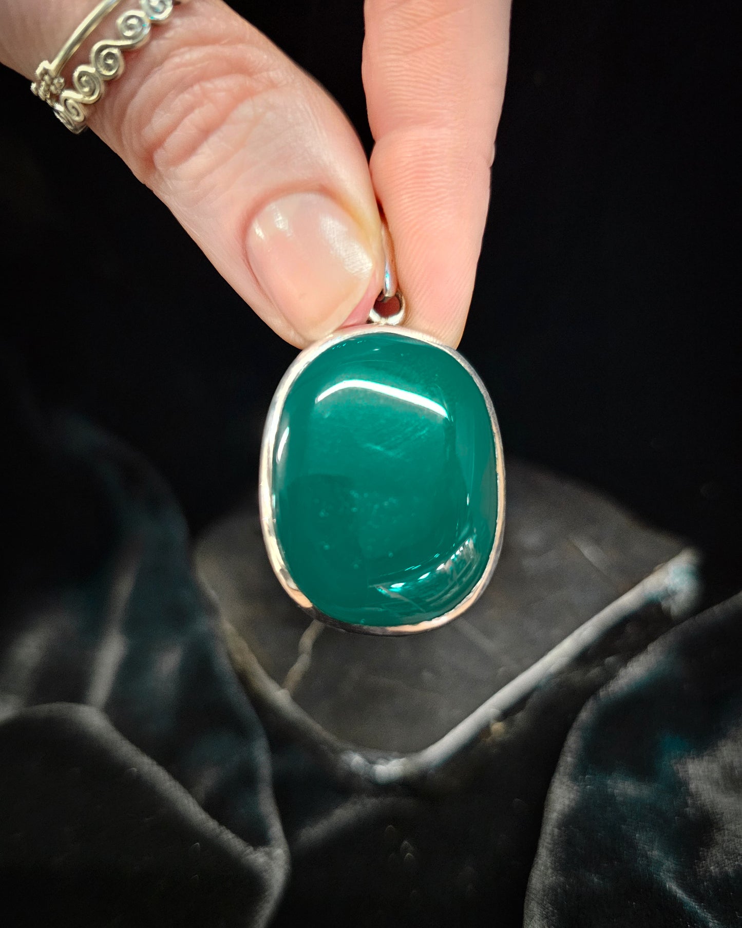 Green Onyx Pendant