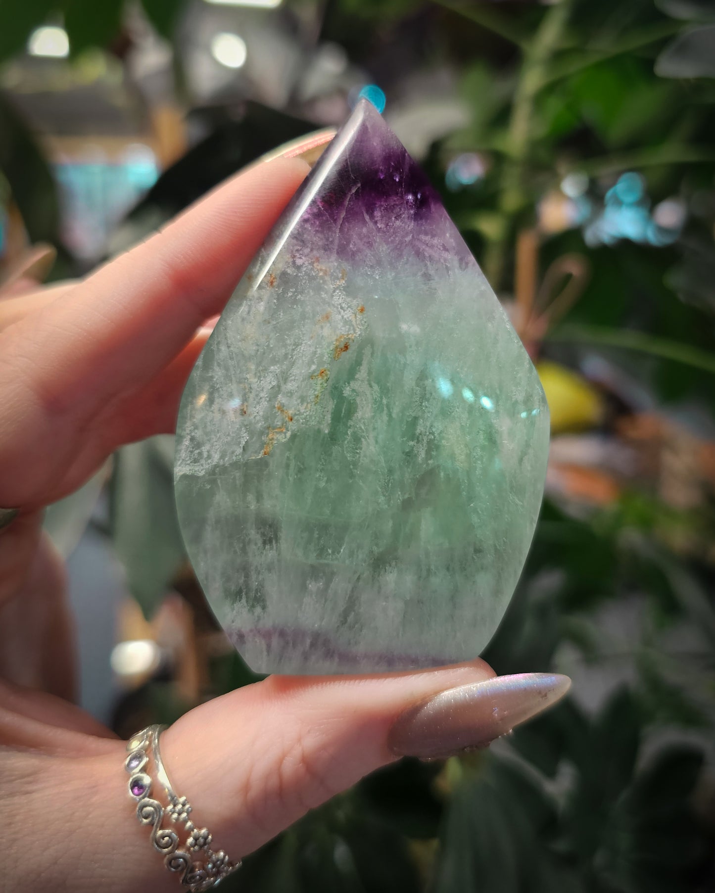 Rainbow Fluorite Flame #2