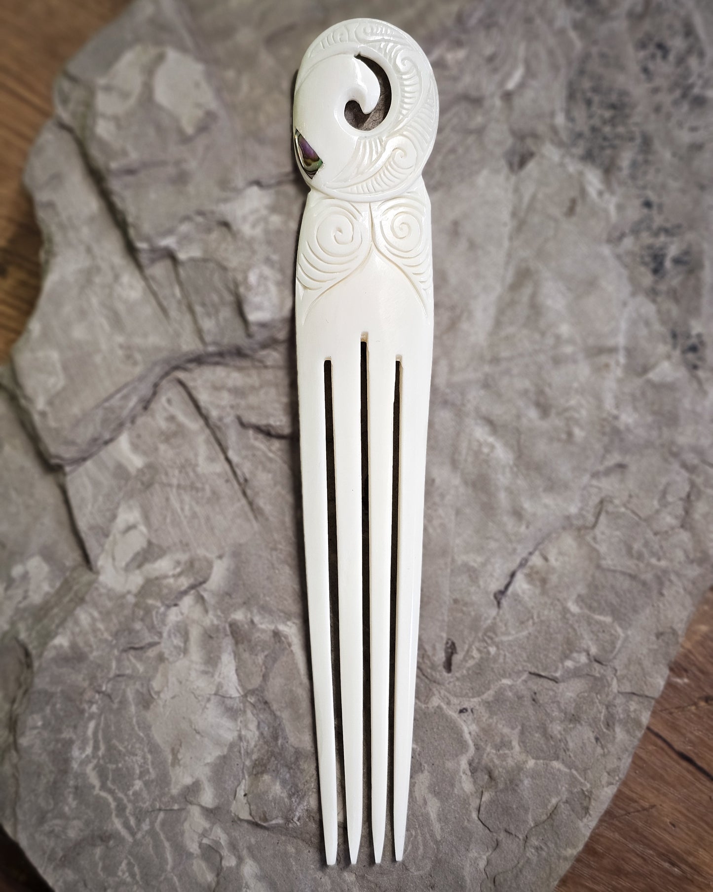 Koru Heru Bone Carving