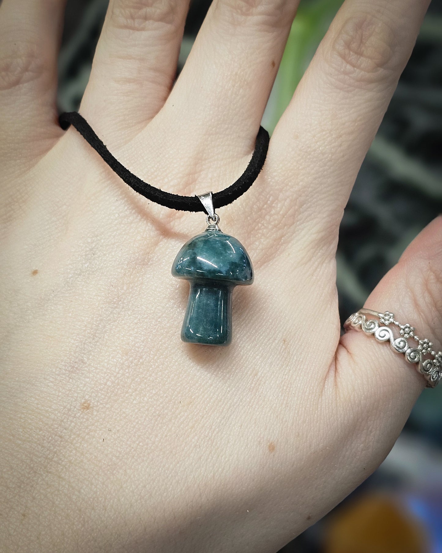 Ocean Jasper Mushroom Necklace