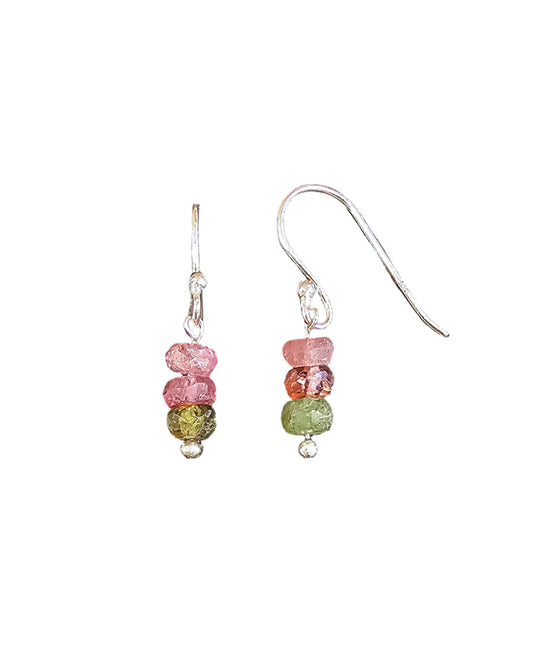 Mixed Tourmaline Earrings