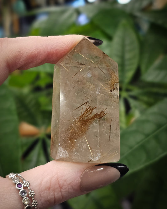 Rutilated Quartz Tower #2