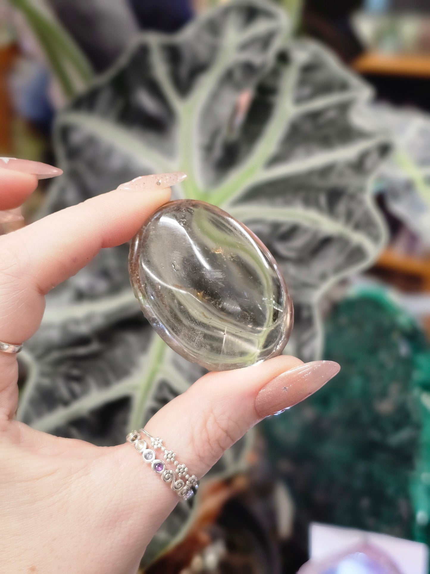 Smoky Quartz Palmstone #1