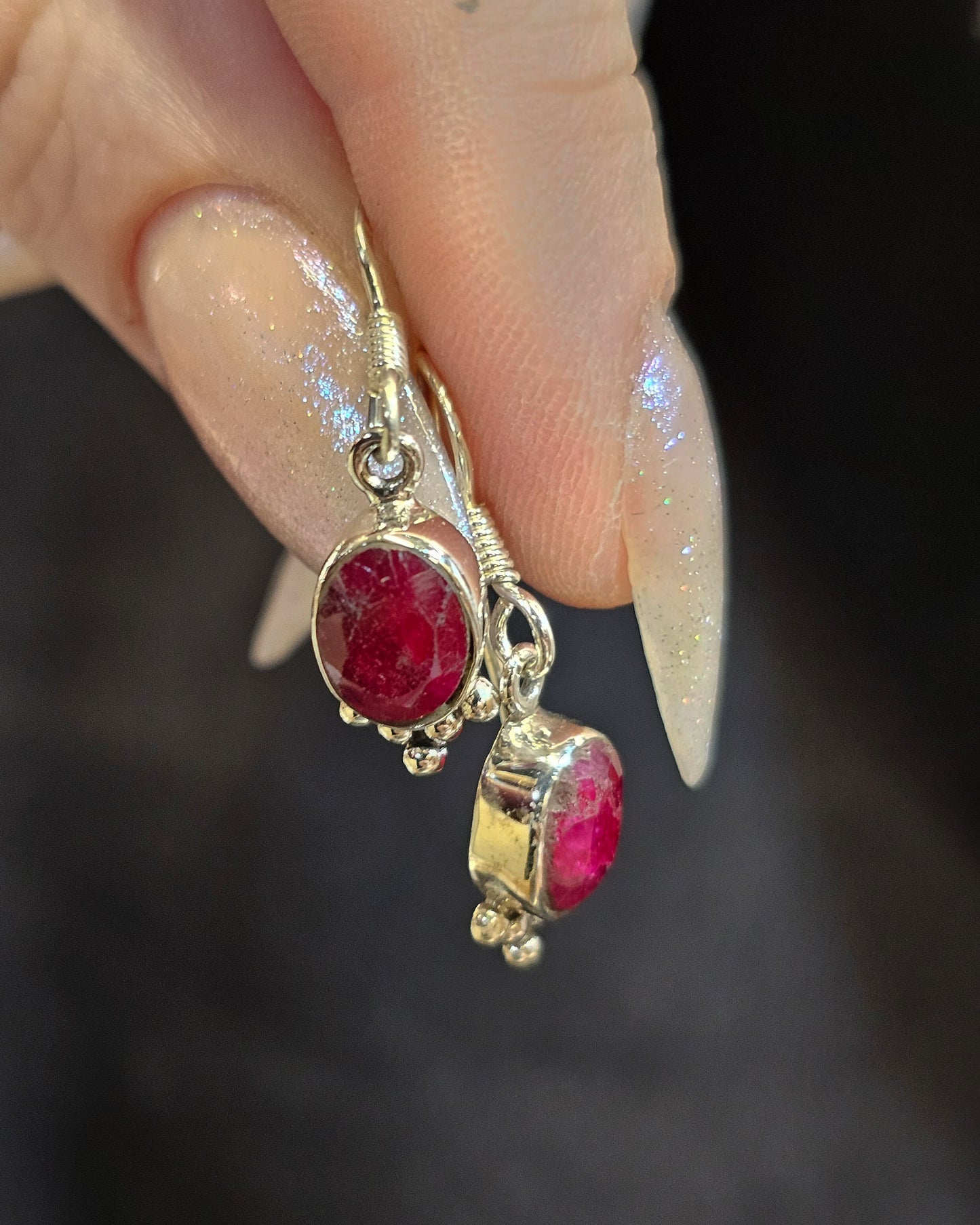 Ruby Earrings