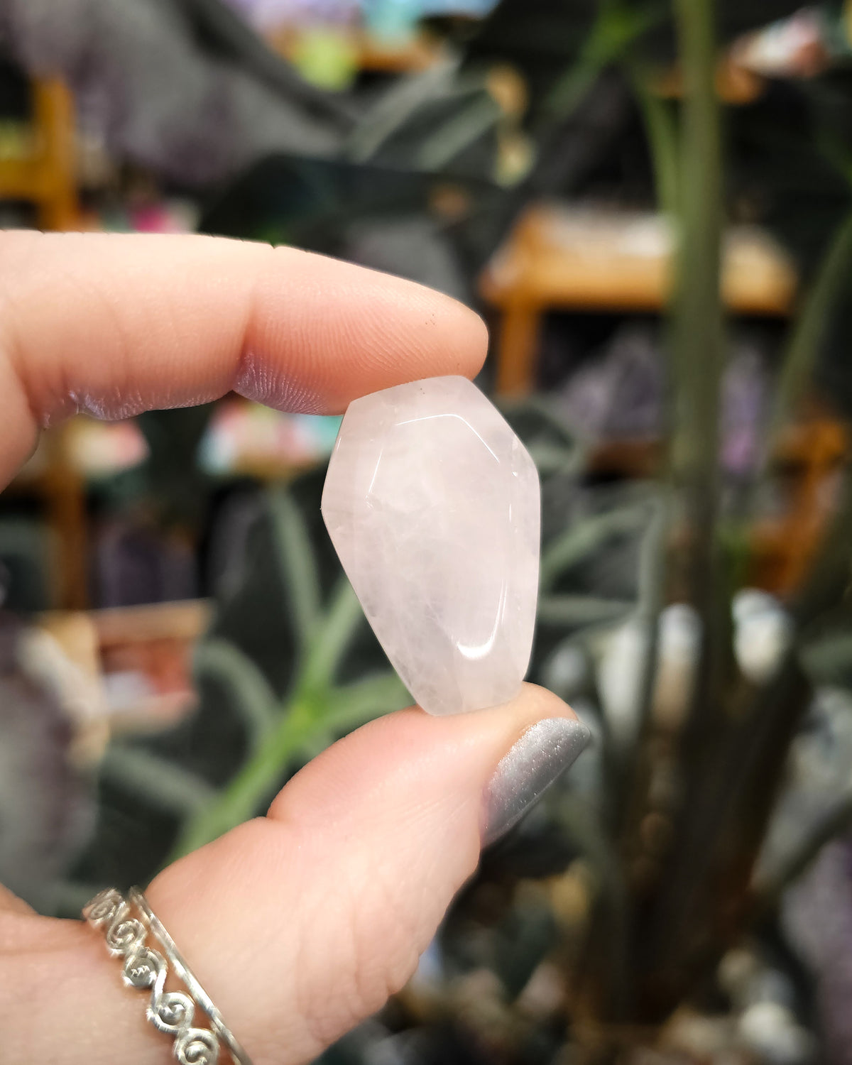 Rose Quartz Coffin