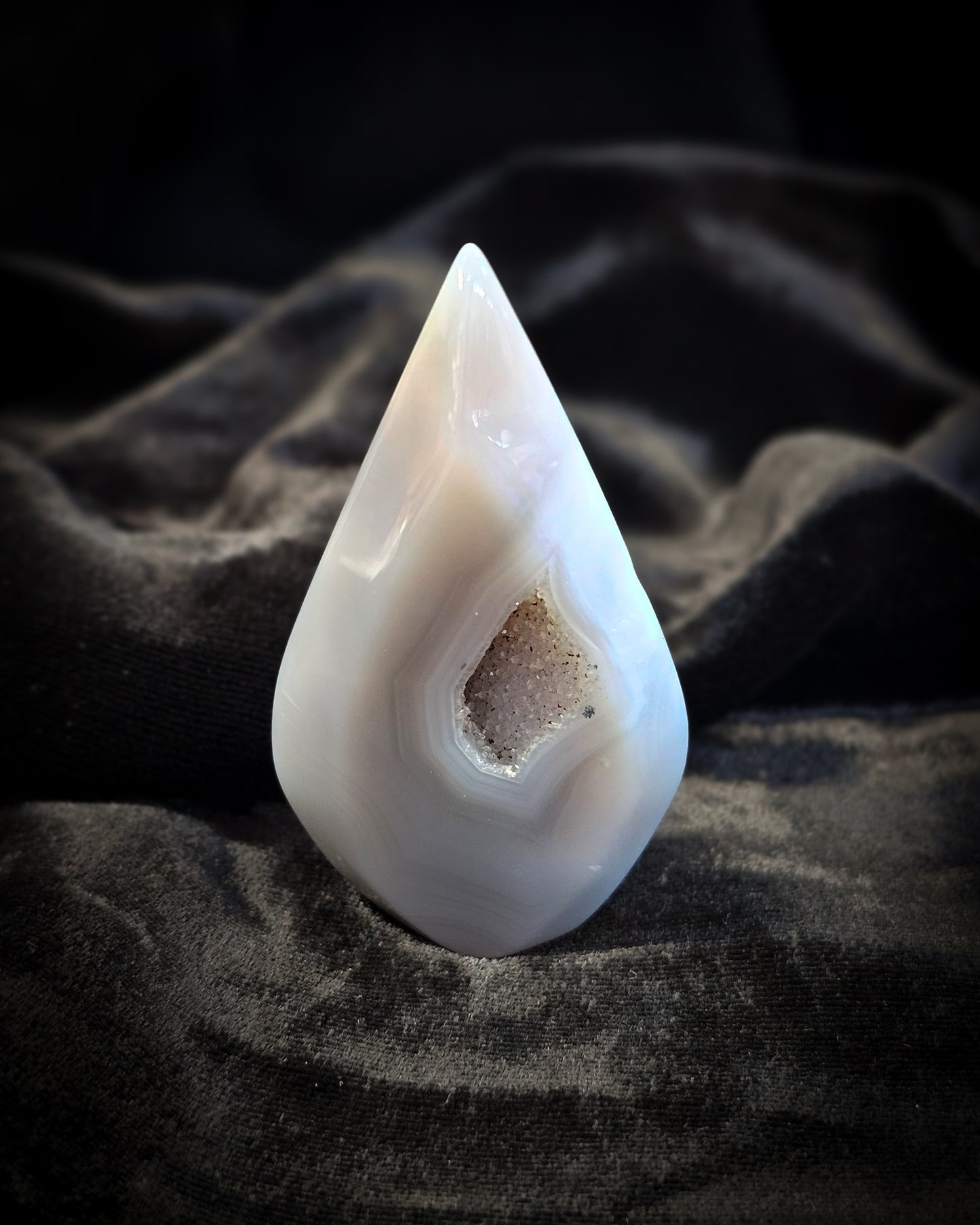 Agate Flame With Druze #2