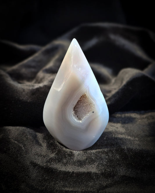 Agate Flame With Druze #2