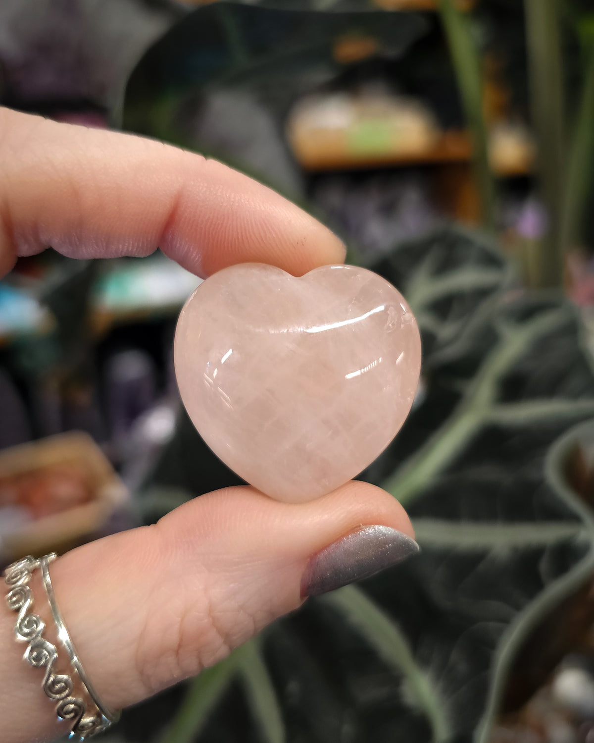 Small Rose Quartz Heart