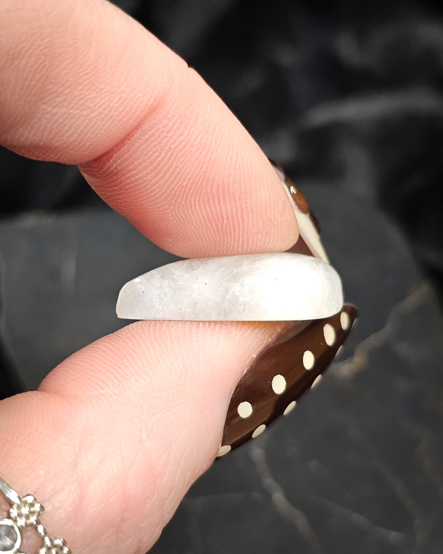 Rainbow Moonstone Cabochon 3.19g