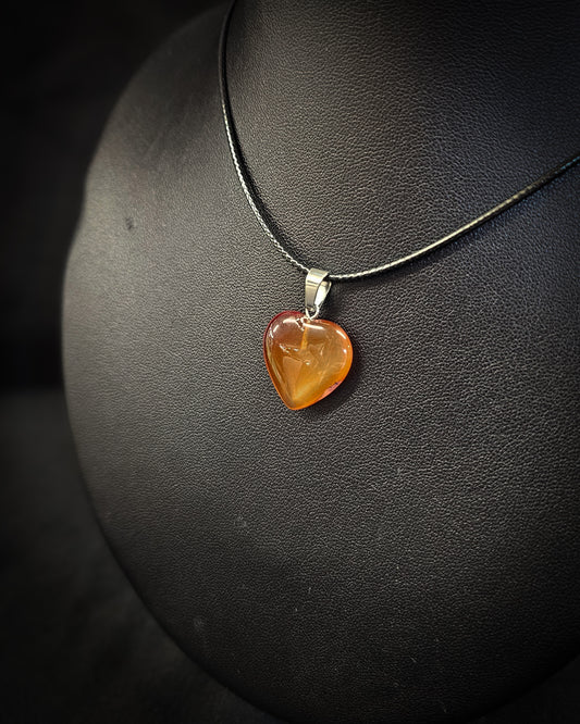 Carnelian Heart Pendant