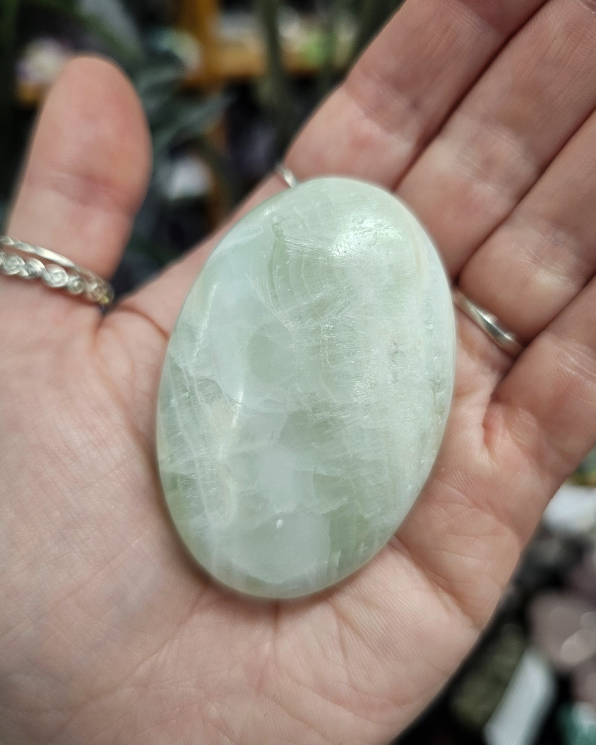 Caribbean Calcite Palmstone #2