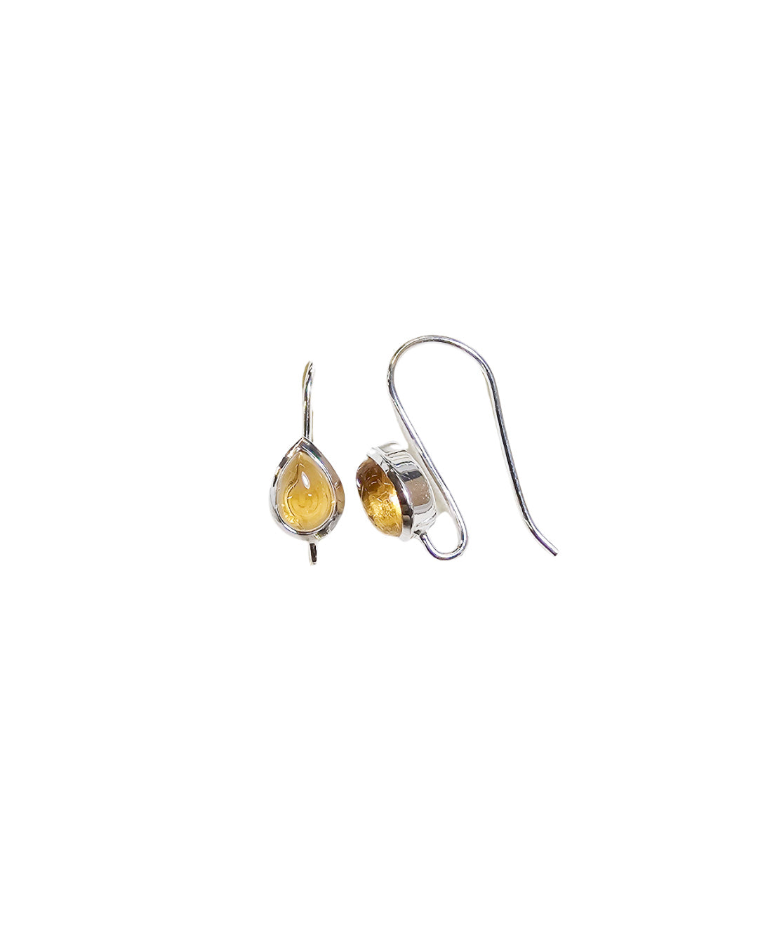Citrine Teardrop Earrings