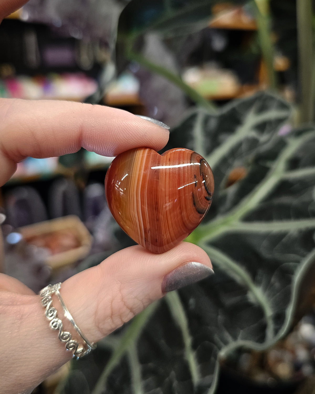 Small Carnelian Heart