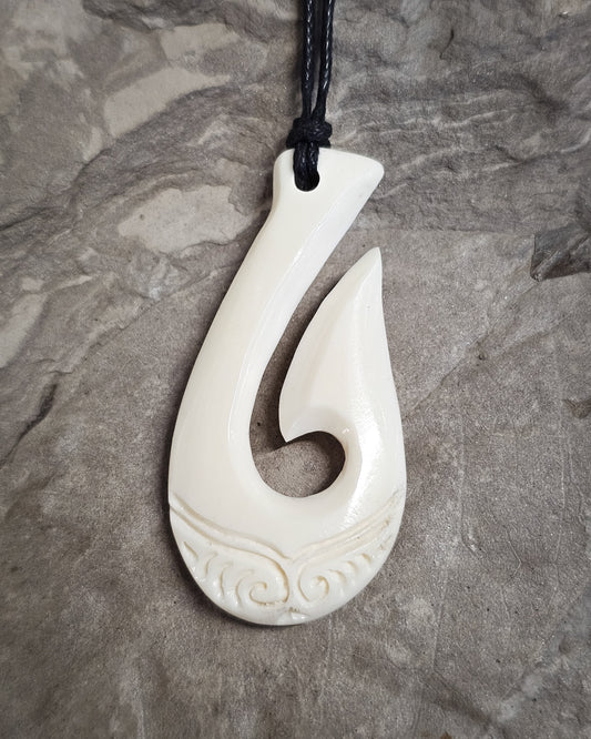Hei Matau Bone Carving