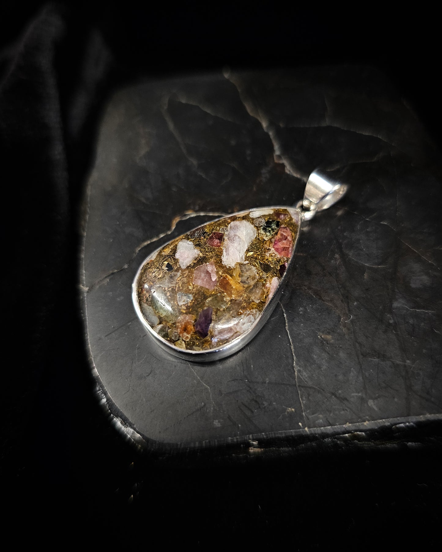 Copper Tourmaline Pendant