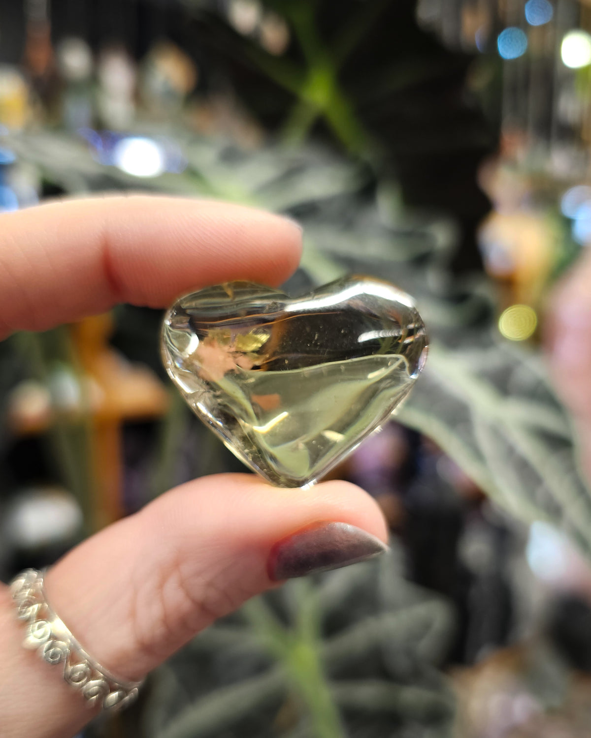 Small Citrine Heart