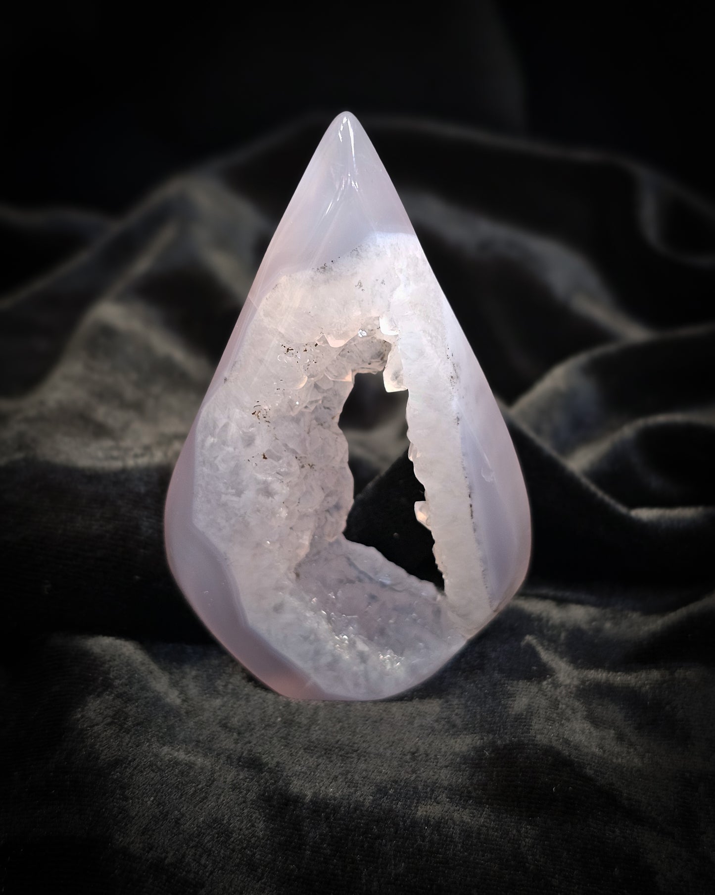 Agate Flame With Druze #1