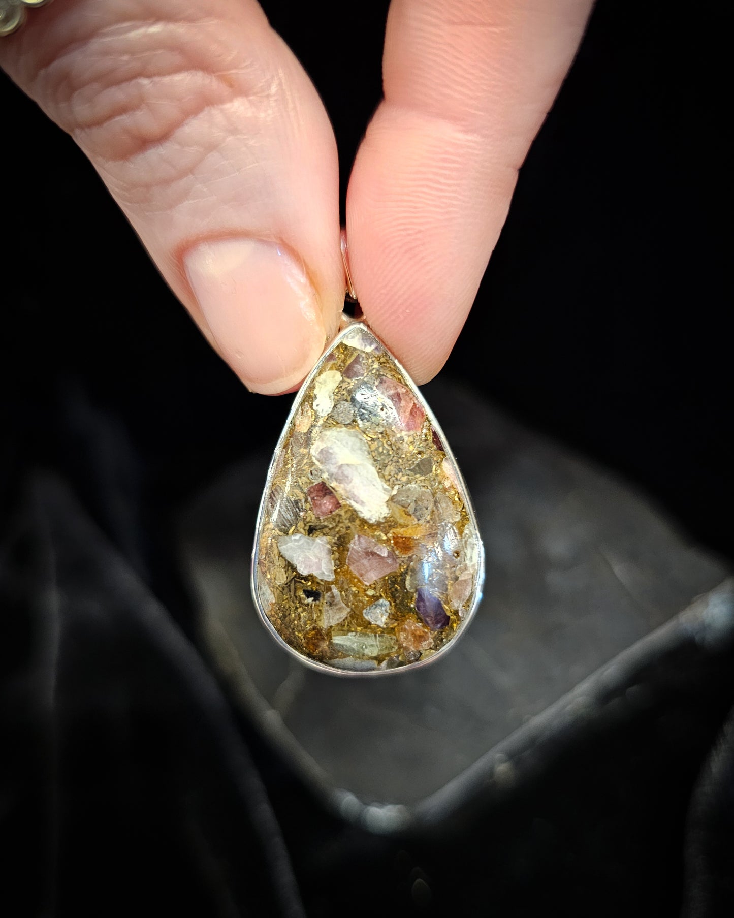 Copper Tourmaline Pendant