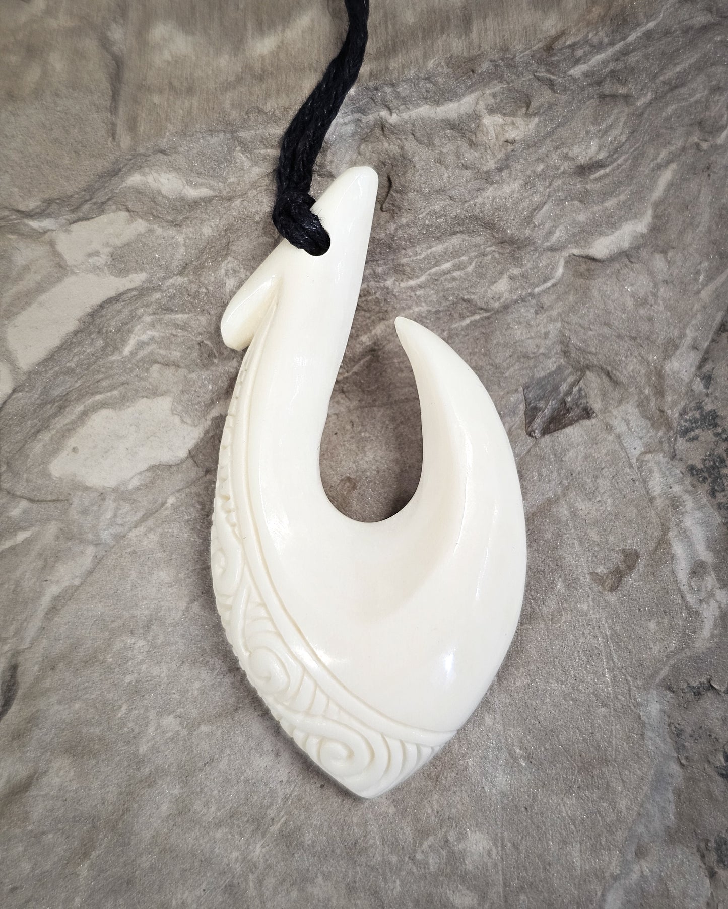 Hei Matau Bone Carving