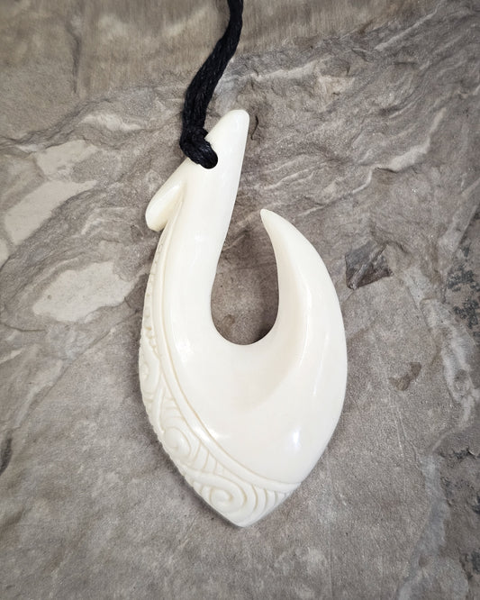 Hei Matau Bone Carving