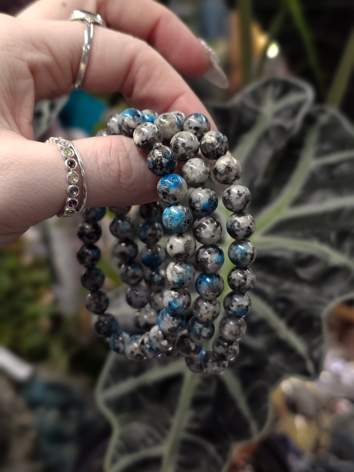 8mm K2 Jasper Bead Bracelet