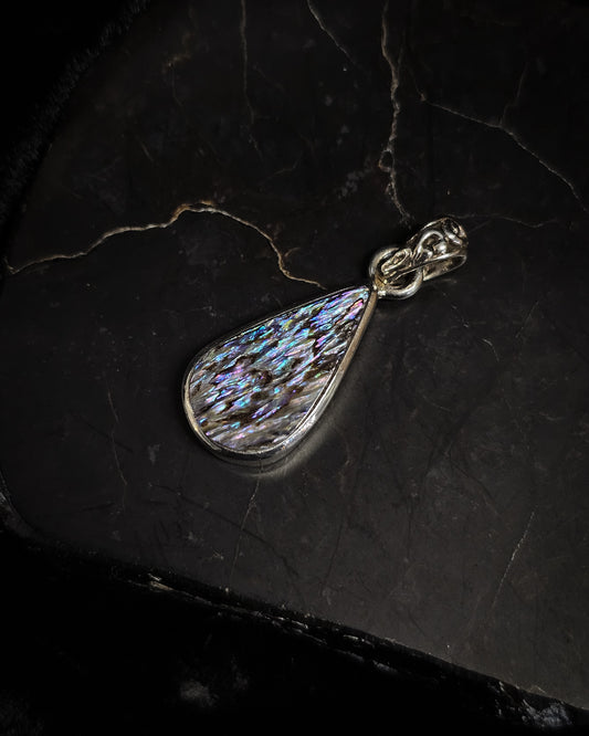 Teardrop Paua Pendant