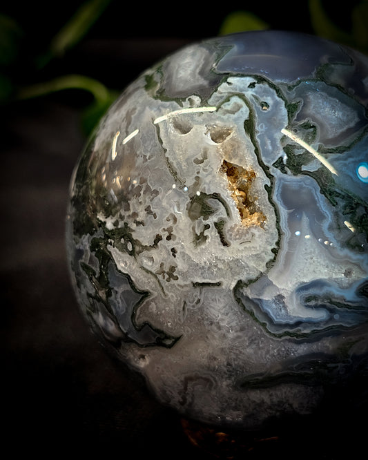 Moss Agate Sphere
