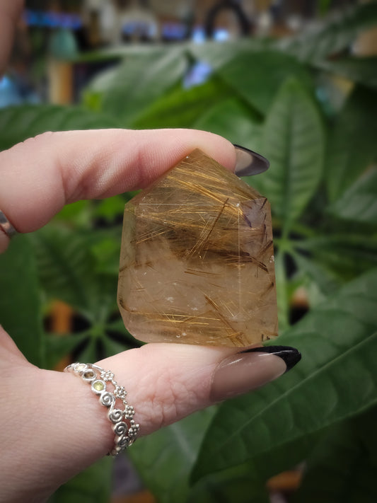 Rutilated Quartz Tower #3