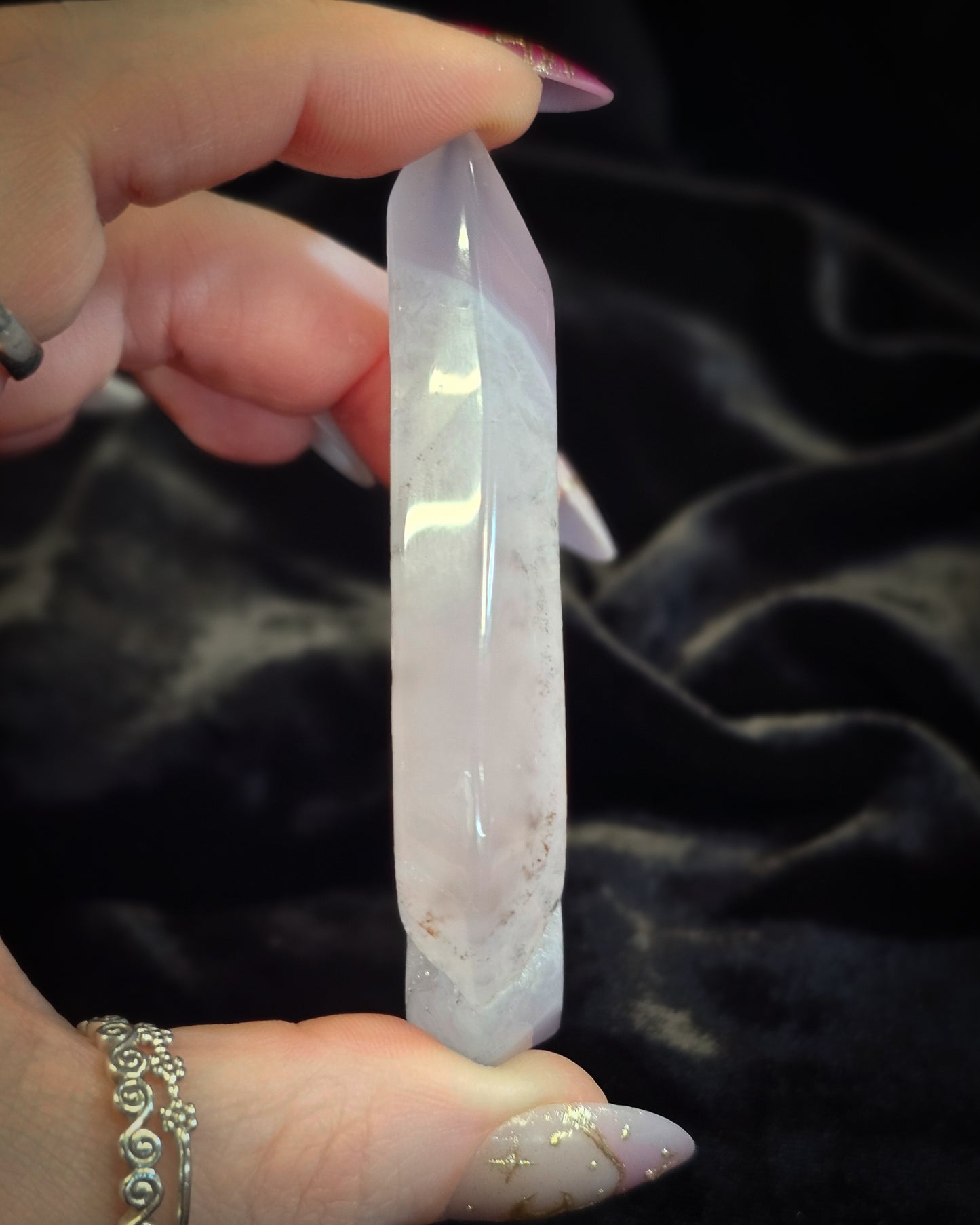 Agate Flame With Druze #1
