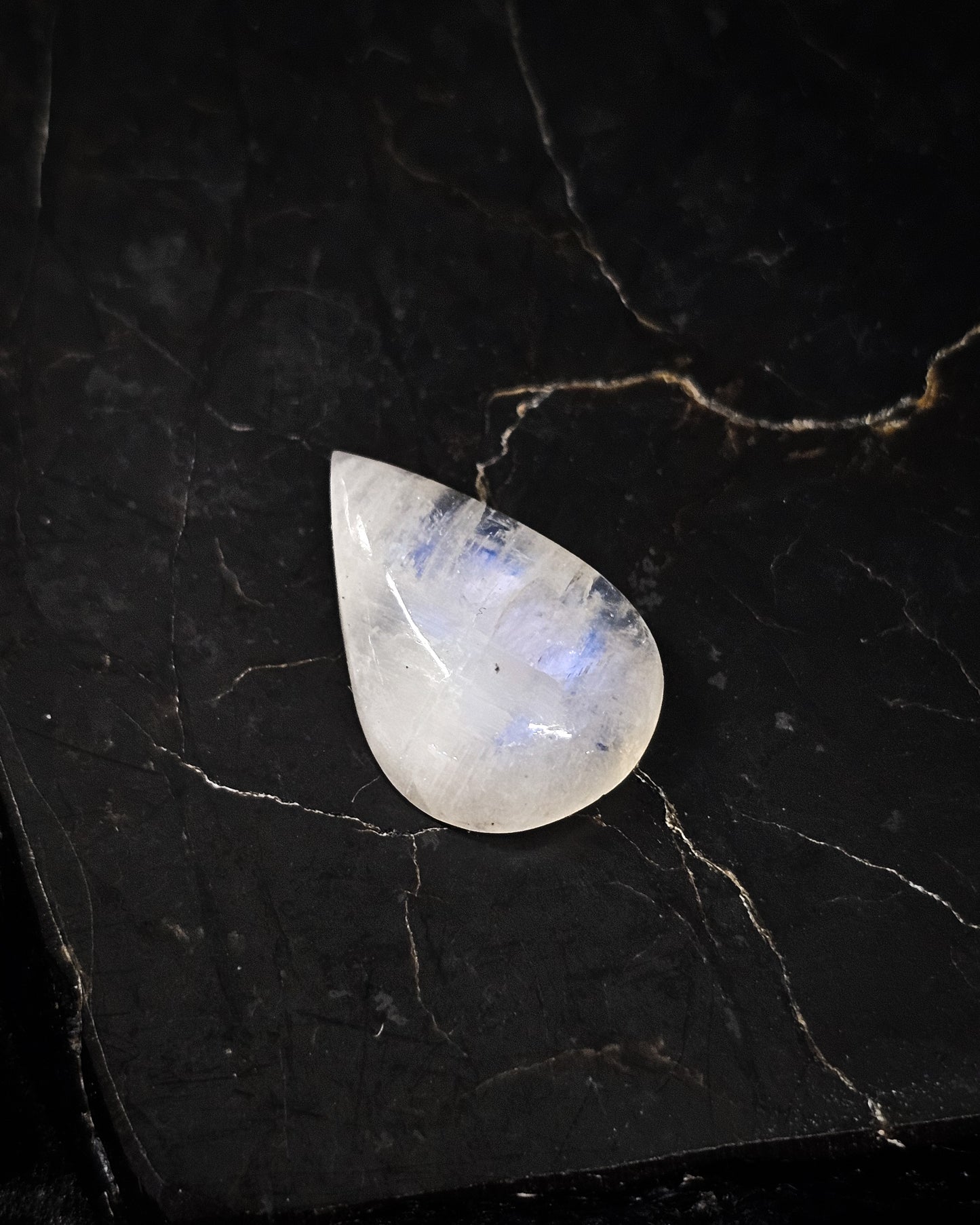 Rainbow Moonstone Cabochon 3.19g