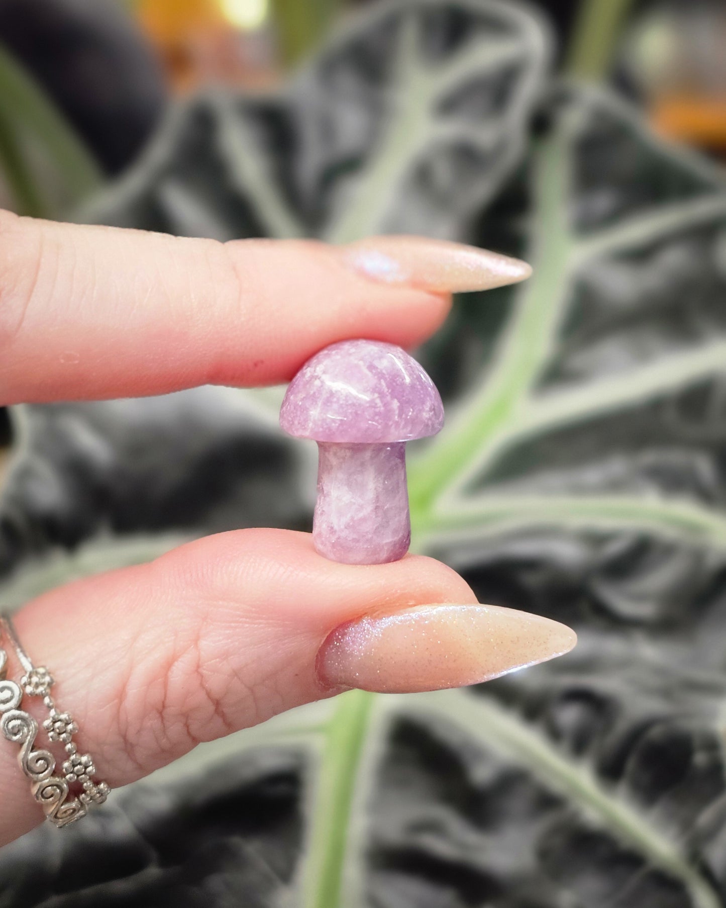 Lepidolite Mini Mushroom