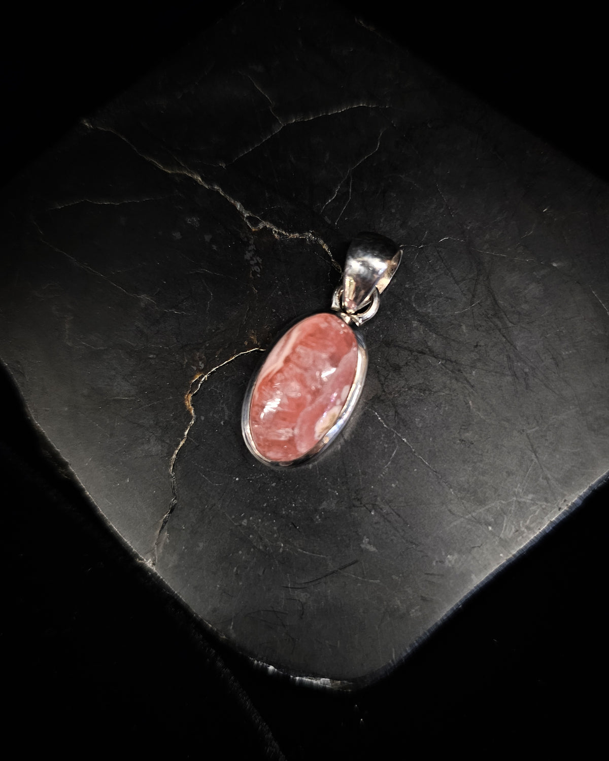 Rhodochrosite Pendant