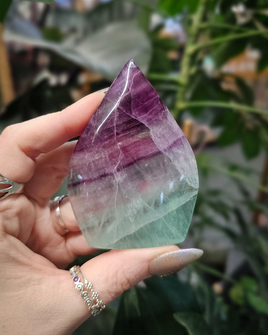 Rainbow Fluorite Flame #1
