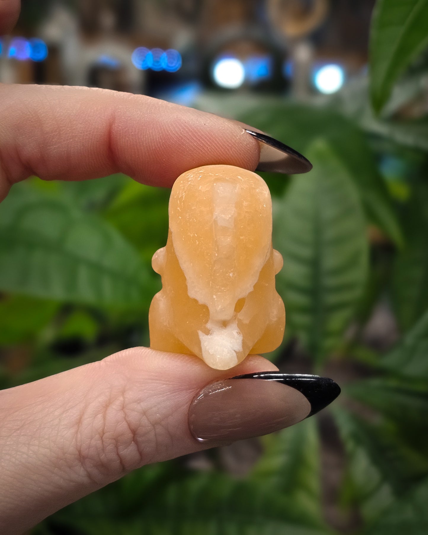 Orange Calcite Dinosaur