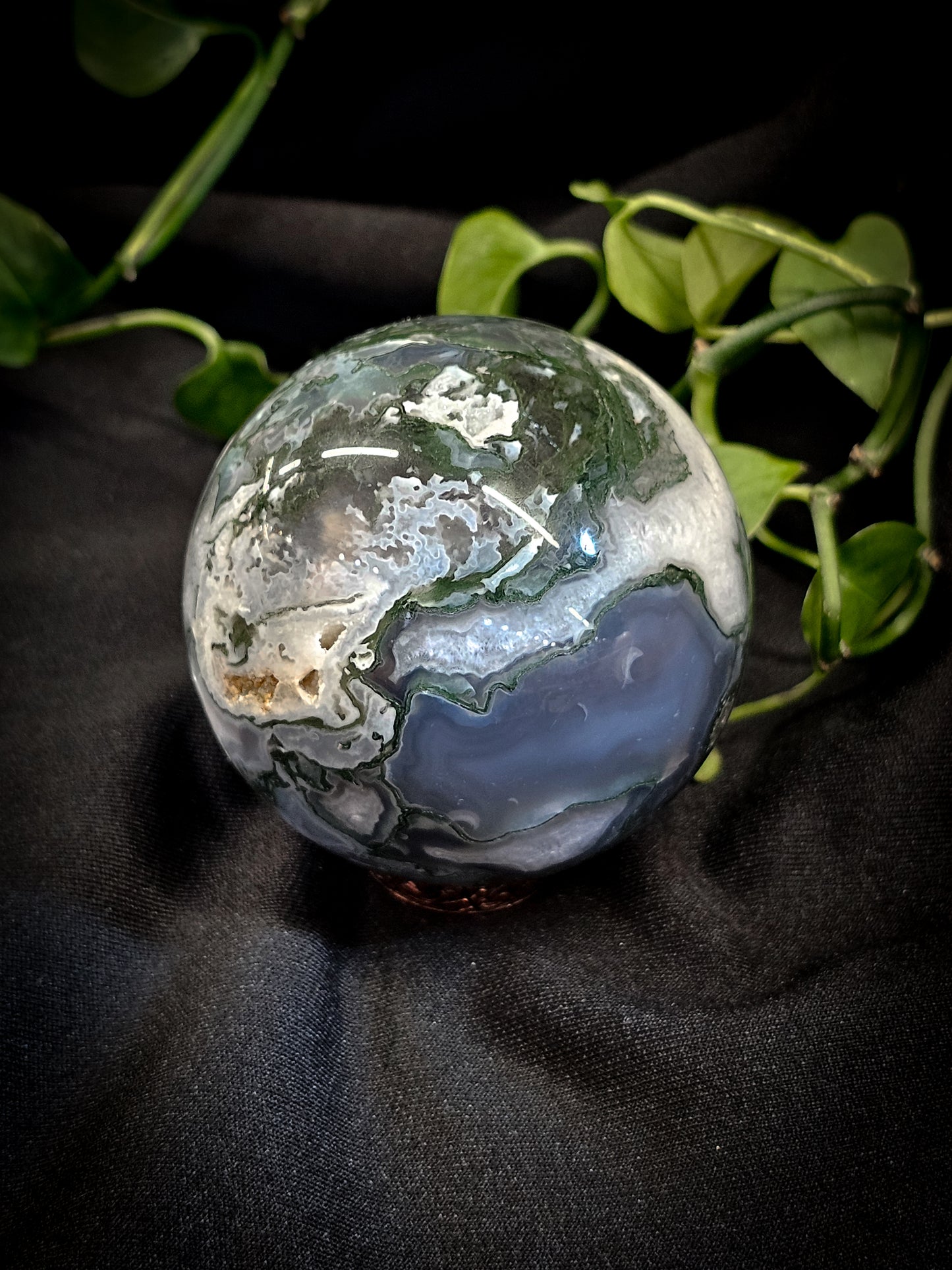 Moss Agate Sphere