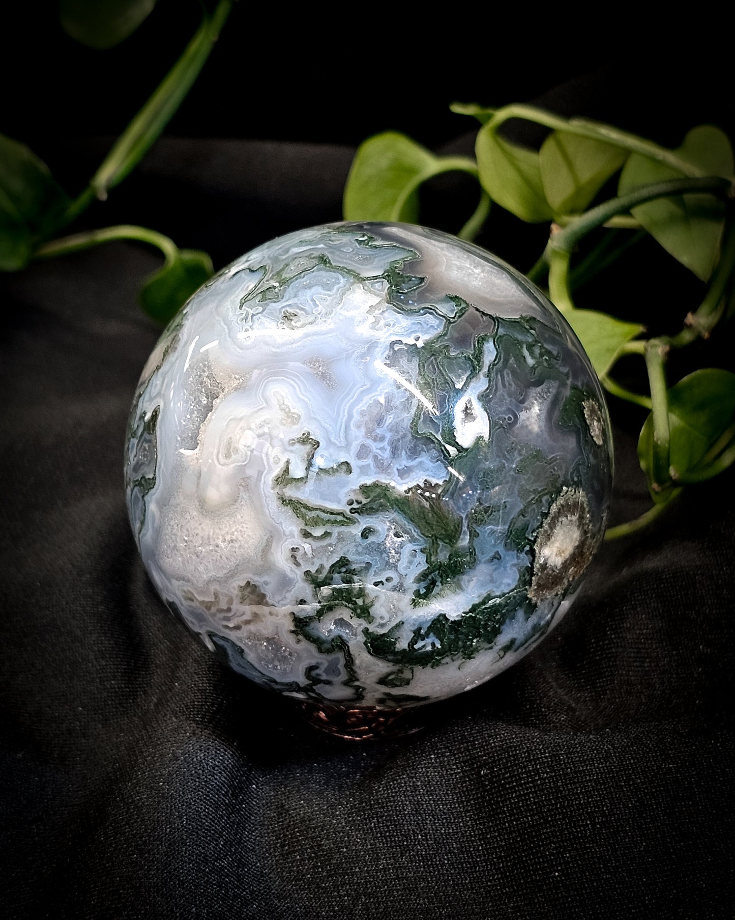 Moss Agate Sphere