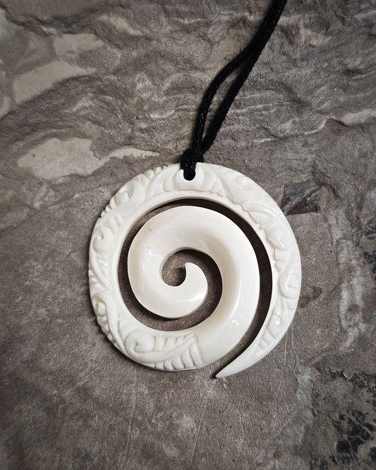 Koru Bone Carving