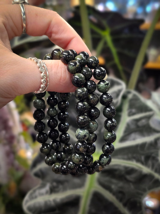 8mm Kambaba Jasper Bead Bracelet