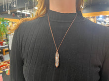 Load image into Gallery viewer, Herkimer Diamond Macrame Necklace
