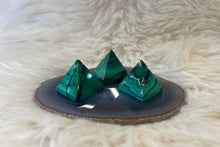 Load image into Gallery viewer, Malachite Pyramid Small
